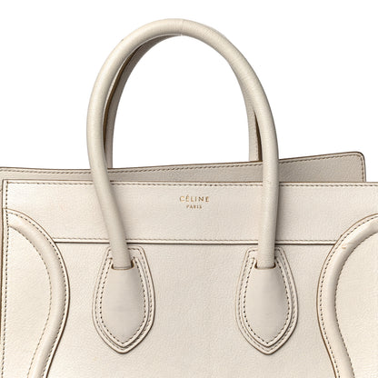 Celine Goatskin Mini Luggage White 7 of 33