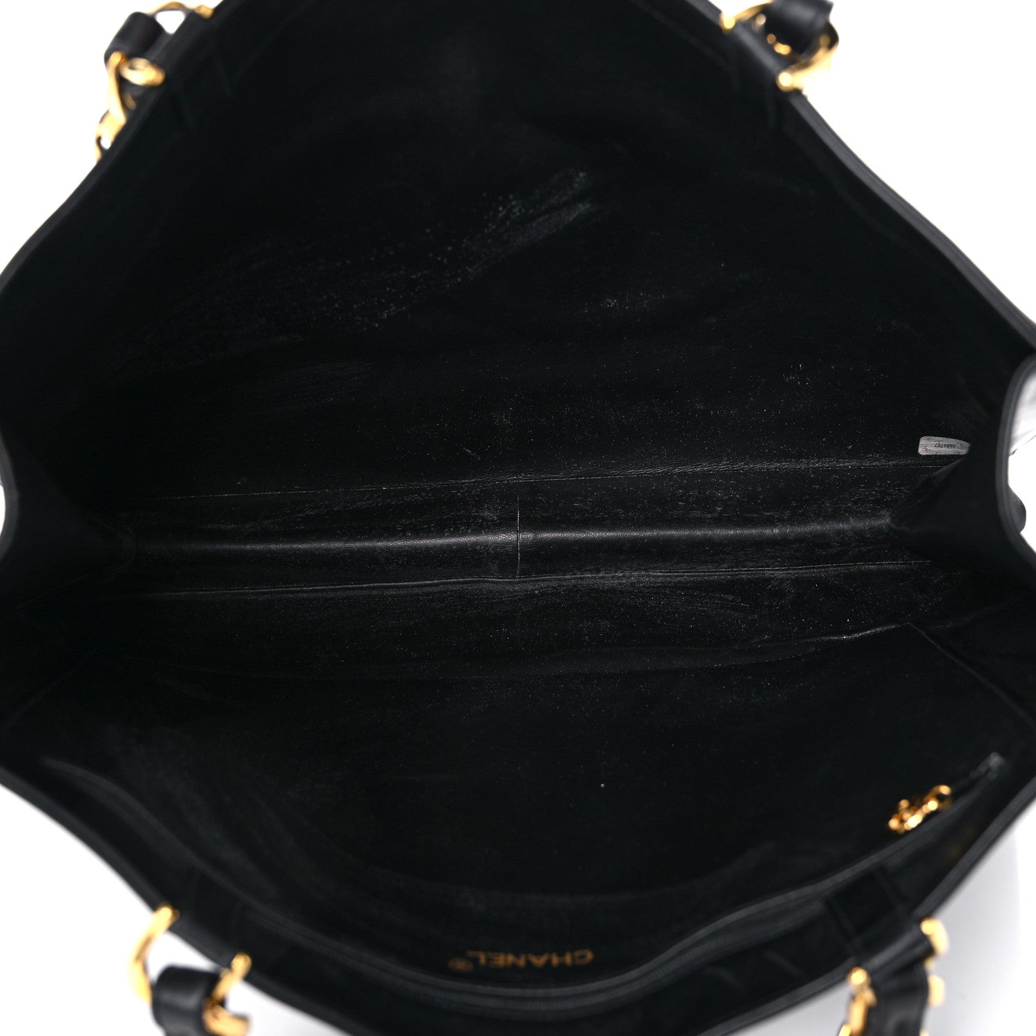 Chanel Lambskin CC Tote Black 5 of 21