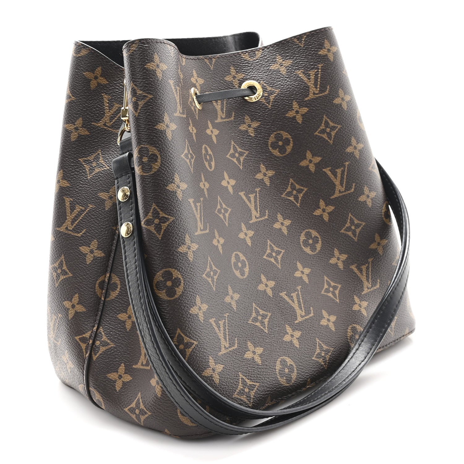 Louis Vuitton Monogram Neonoe MM Black 3 of 10