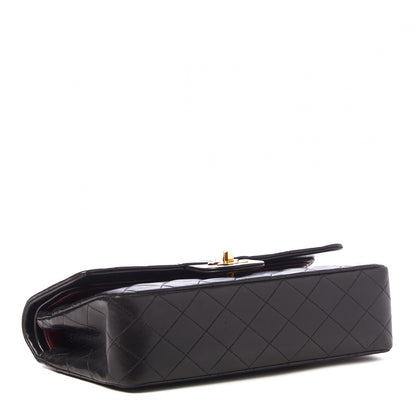 Chanel Lambskin Quilted Medium Double Flap Black 3 of 9