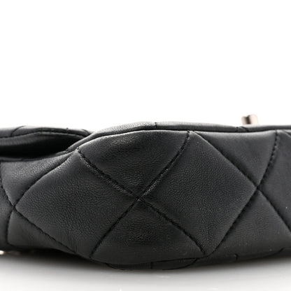 Chanel Lambskin Quilted Chain Flap Black 9 of 11