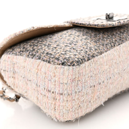 Chanel Tweed Medium Fantasy Flap Grey 9 of 12