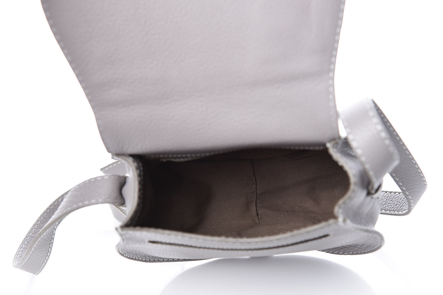 Chloe Calfskin Mini Marcie Round Crossbody Bag Cashmere Grey 5 of 10