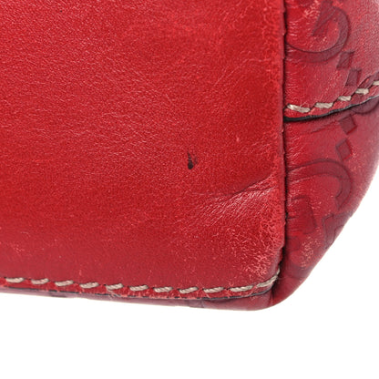 Gucci Guccissima Small Cosmetic Pouch Red 13 of 15