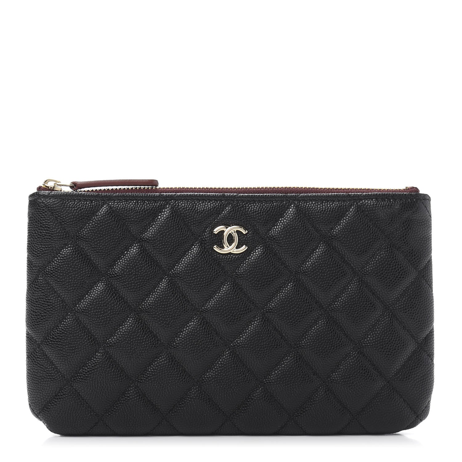 Chanel Caviar Quilted Cosmetic Case Black 1 of 8