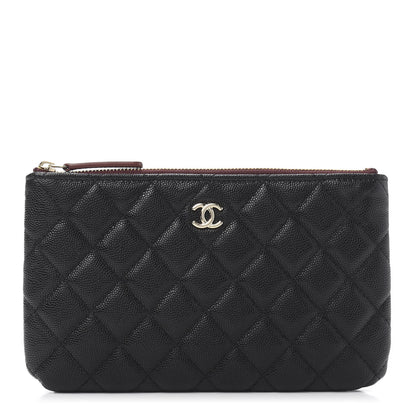 Chanel Caviar Quilted Cosmetic Case Black 1 of 8