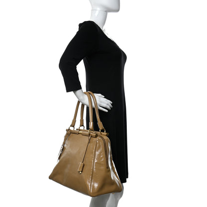 Saint Laurent Patent Medium Majorelle Beige 2 of 27