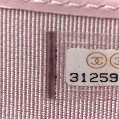 Chanel Caviar Quilted Compact Flap Wallet Light Pink 8 of 12