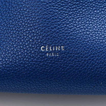 Celine Soft Grained Calfskin Small Sangle Bucket Bag Blue 5 of 11