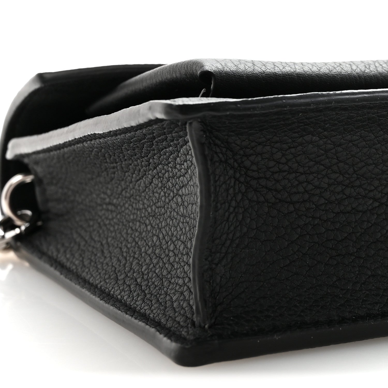 Louis Vuitton Soft Calfskin My Lockme Chain Pochette Black 8 of 9