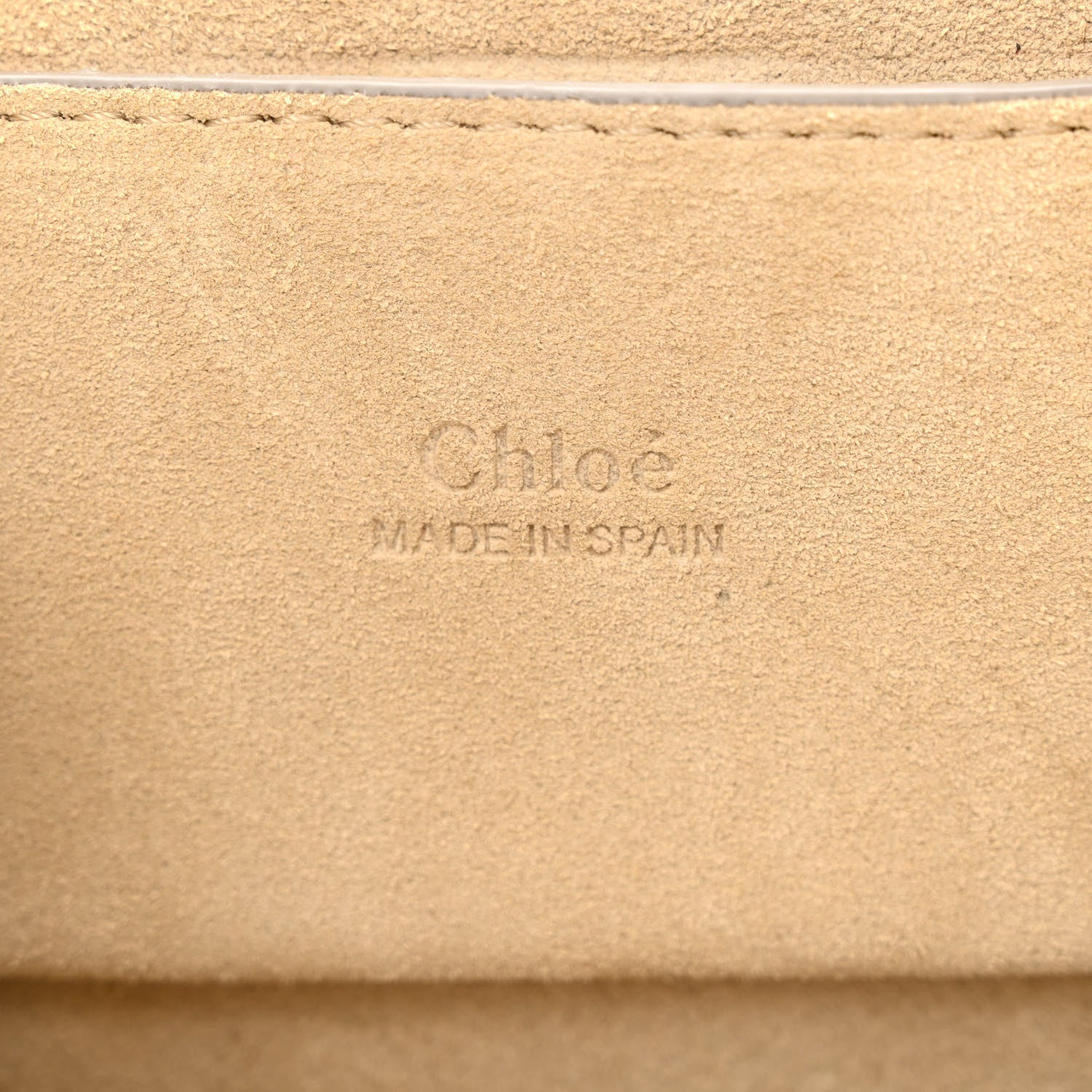 Chloe Suede Calfskin Mini Faye Bracelet Bag Airy Grey 5 of 9