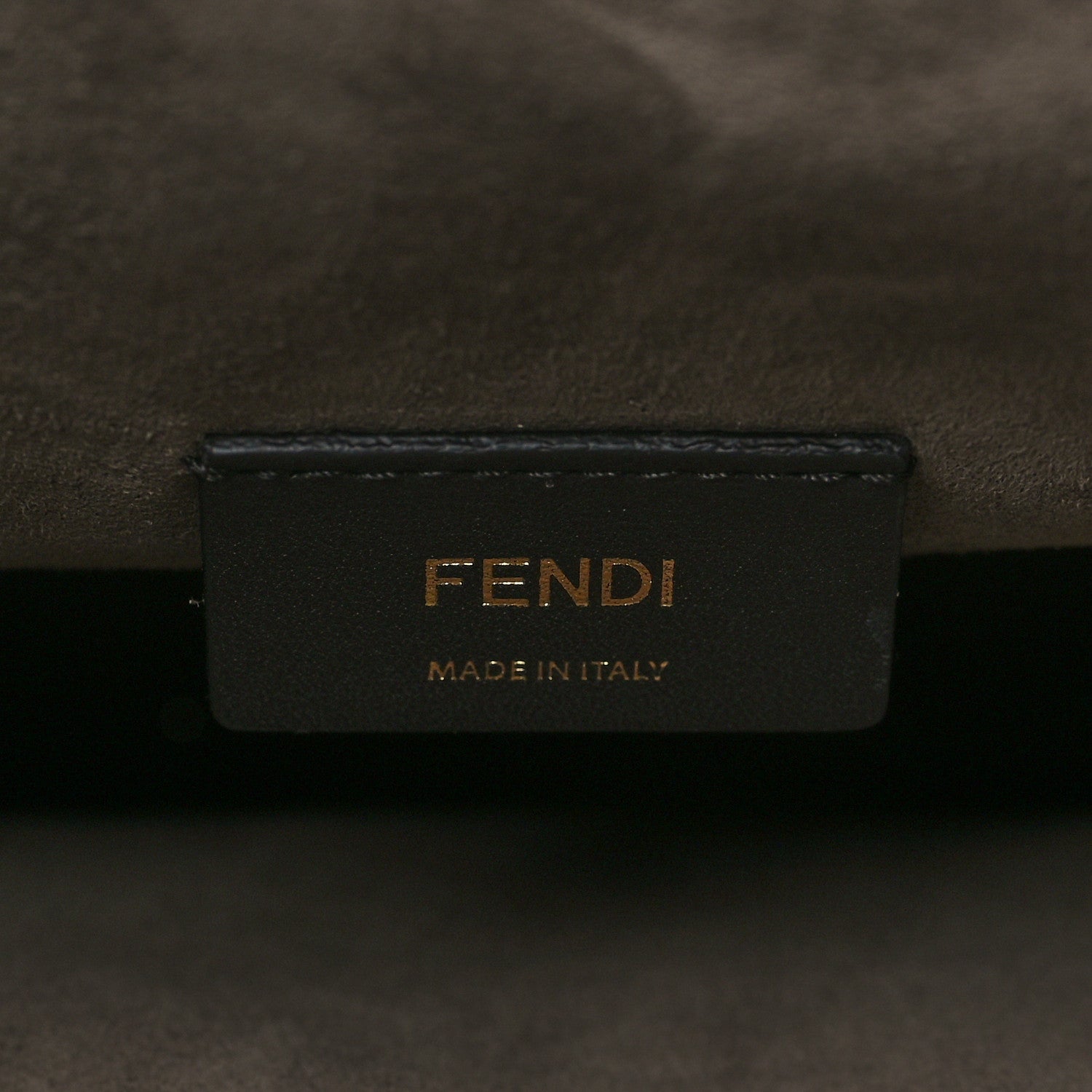 Fendi Vitello Century Wicker FF 1974 Embossed Medium Runaway Shopper Tote Black 5 of 5