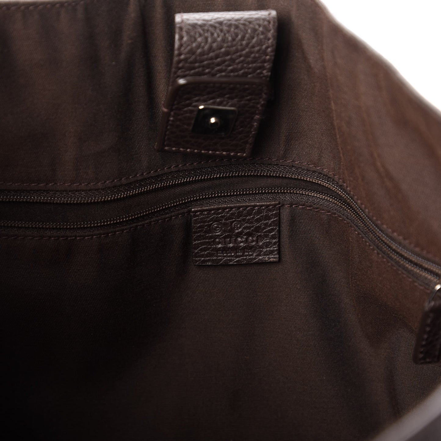Monogram Medium Abbey Convertible Tote Dark Brown
