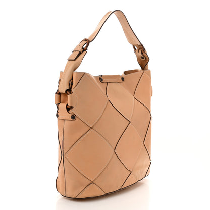 Salvatore Ferragamo Calfskin Woven Satchel Fieno 3 of 10