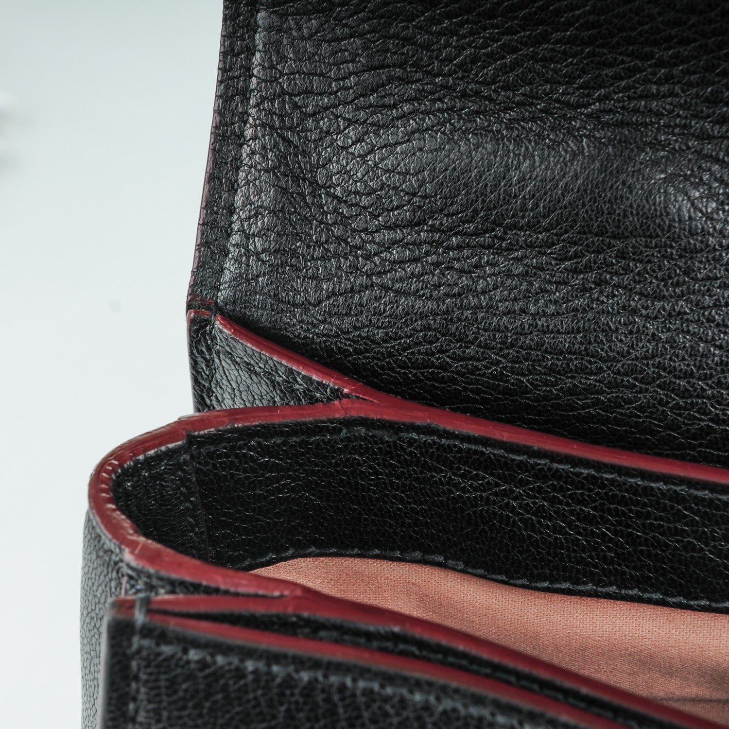 Miu Miu Goatskin Madras Shoulder Bag Nero Black 11 of 14