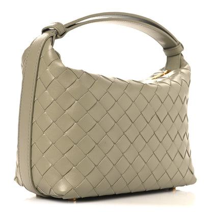 Bottega Veneta Calfskin Nappa Intrecciato Mini Wallace Travertine Travertine 3 of 9