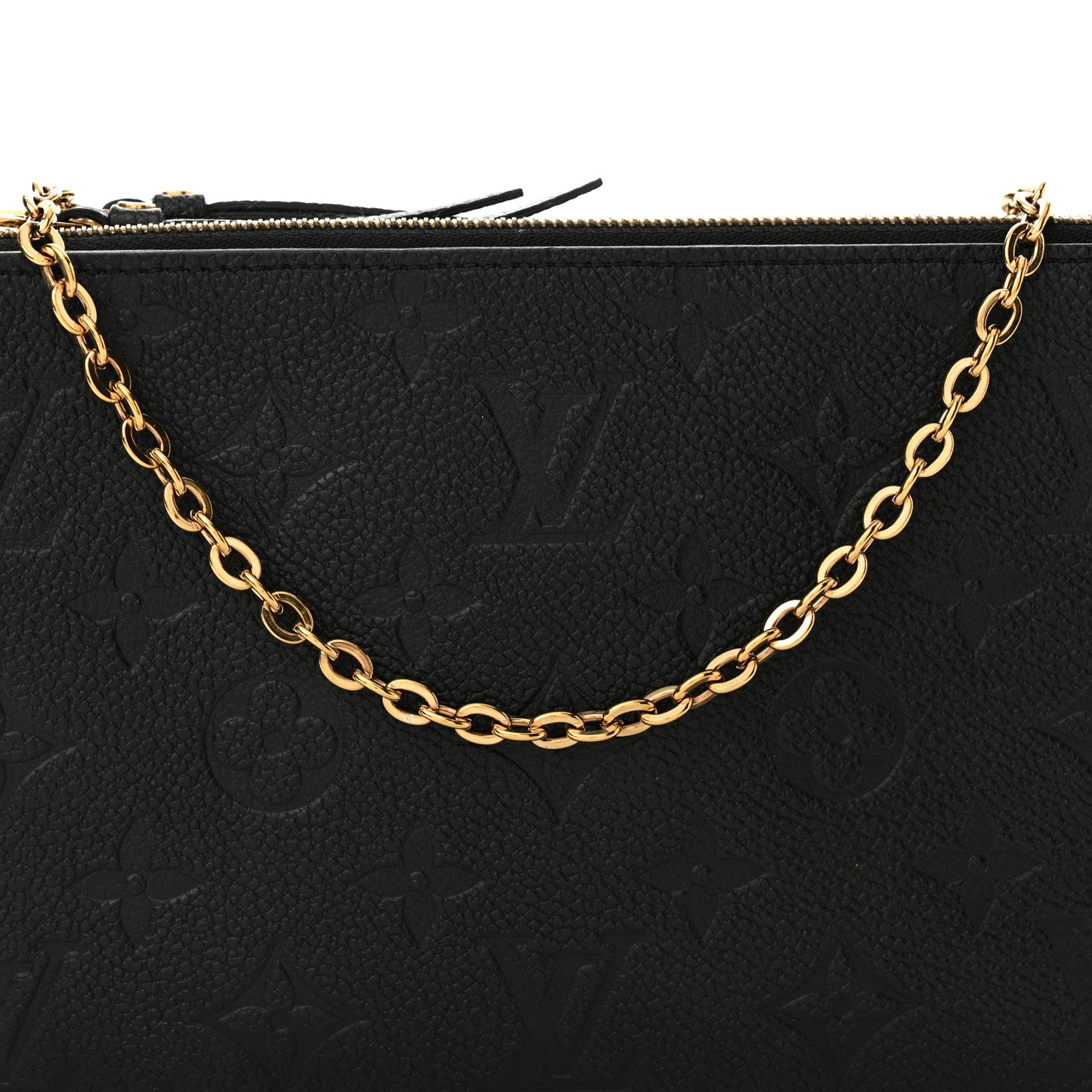 Louis Vuitton Empreinte Double Zip Pochette Black 7 of 14