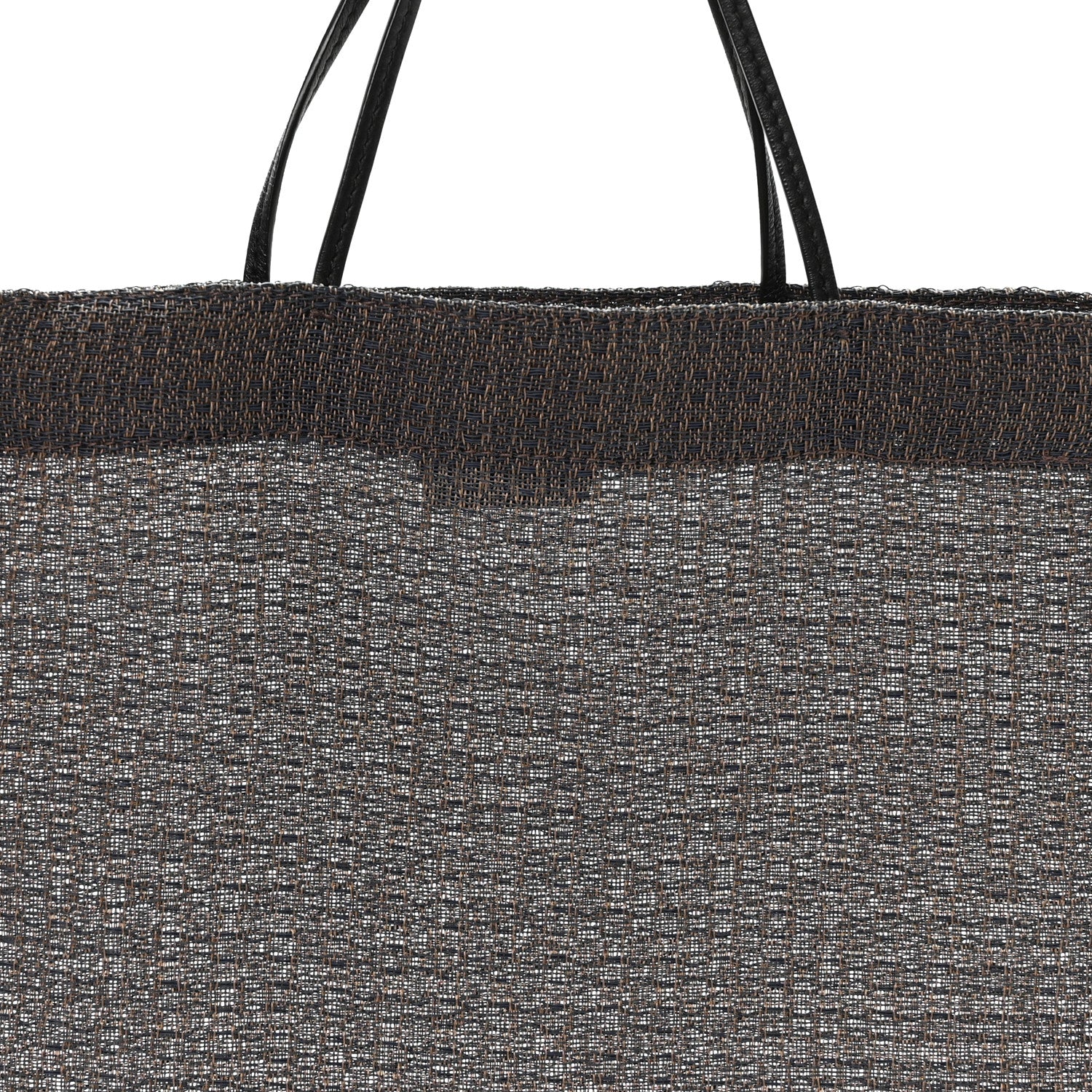 The Row Mesh Saddle Calfskin Mini Barn Tote Bag Blue 8 of 10