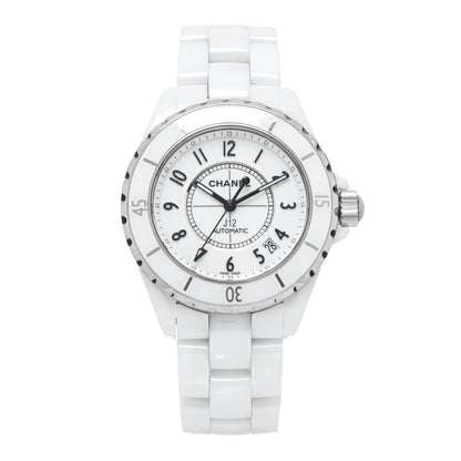 Chanel Stainless Steel Ceramic 38mm J12 Automatic Watch White 1 of 4