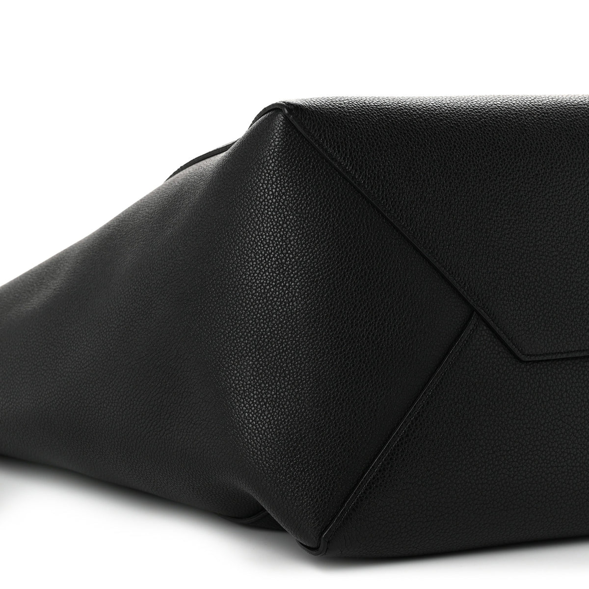 Celine Soft Grained Calfskin Medium Belt Cabas Phantom Black 10 of 11