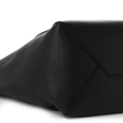 Celine Soft Grained Calfskin Medium Belt Cabas Phantom Black 10 of 11