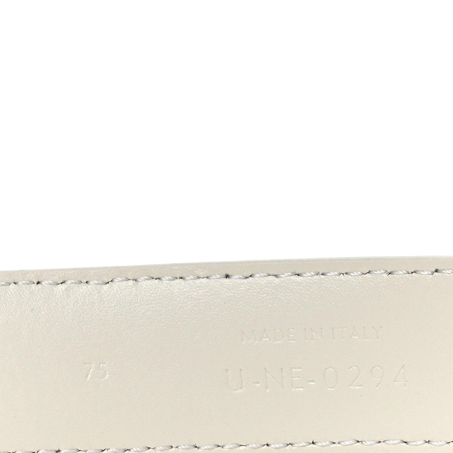 Celine Taurillon Triomphe Medium 25mm Belt 75 30 Rice 6 of 8