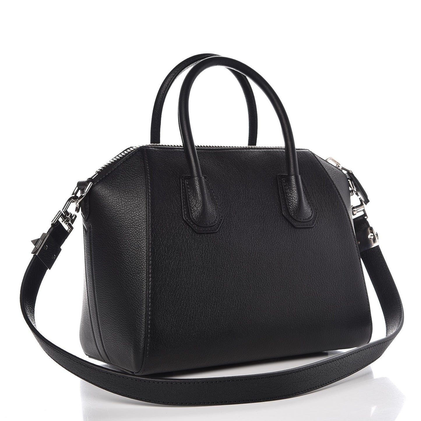 Sugar Goatskin Small Antigona Black