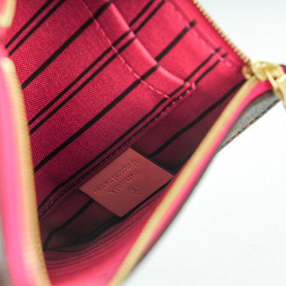 Louis Vuitton Monogram Neverfull MM GM Pochette Pivoine 7 of 8