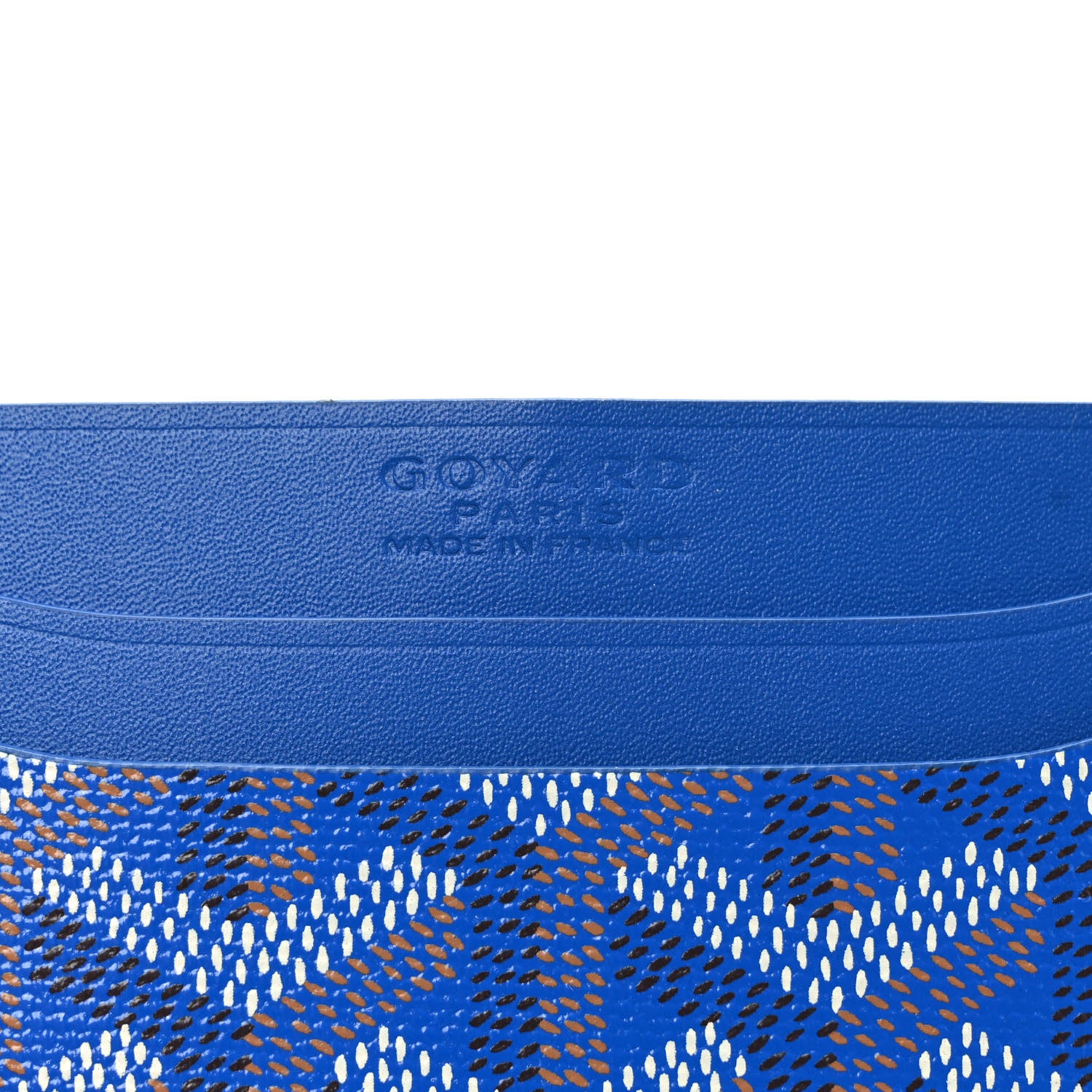Goyard Goyardine Saint Sulpice Card Holder Sky Blue 6 of 7