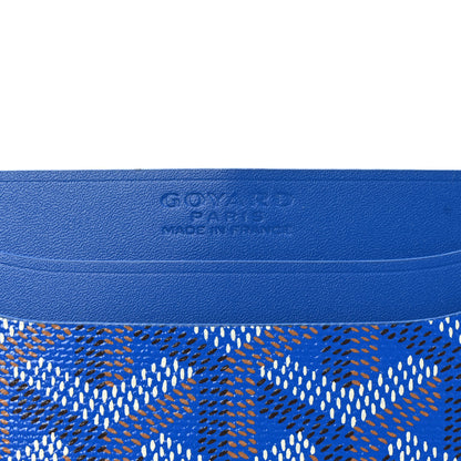 Goyard Goyardine Saint Sulpice Card Holder Sky Blue 6 of 7