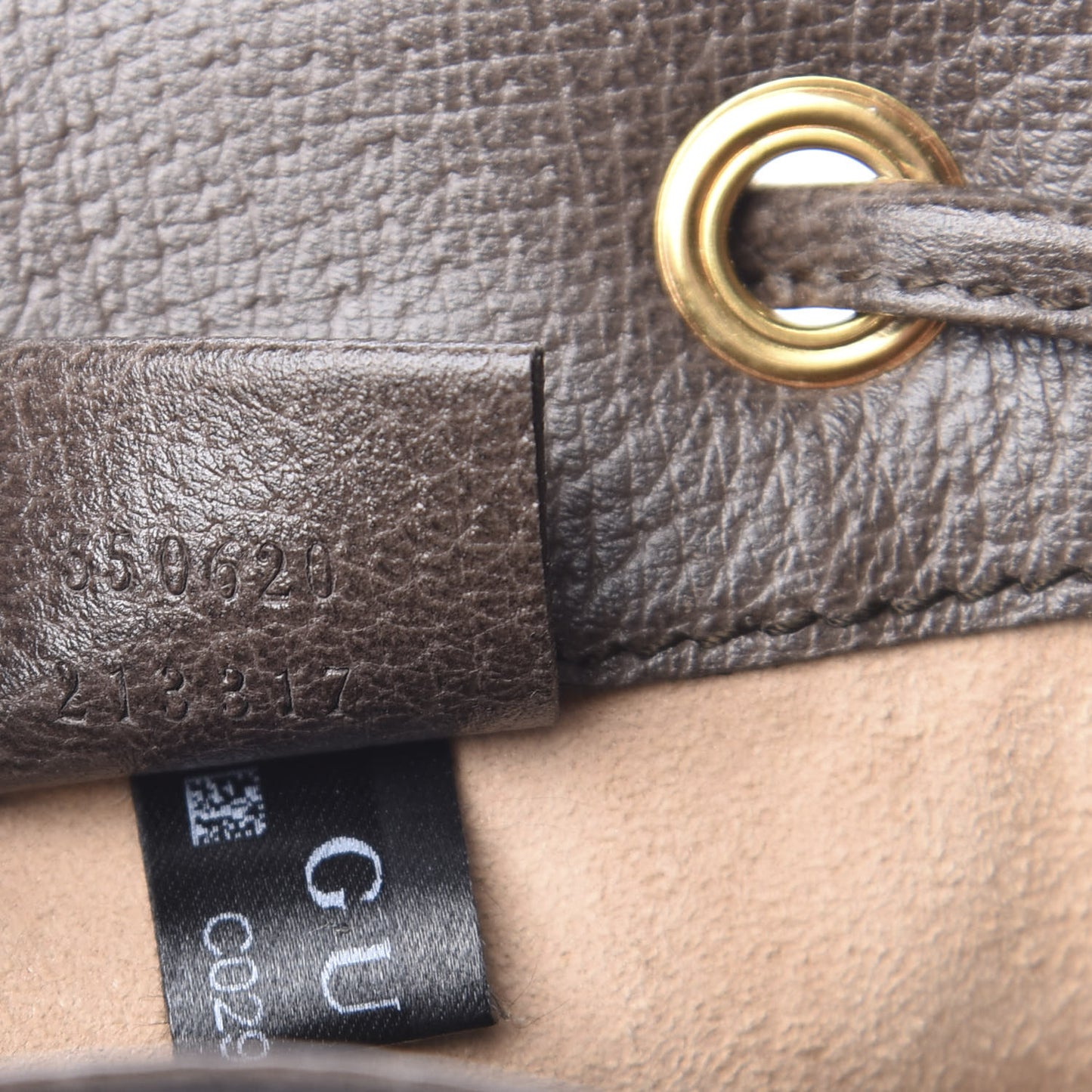 GG Supreme Monogram Web Mini Ophidia Bucket Bag Brown