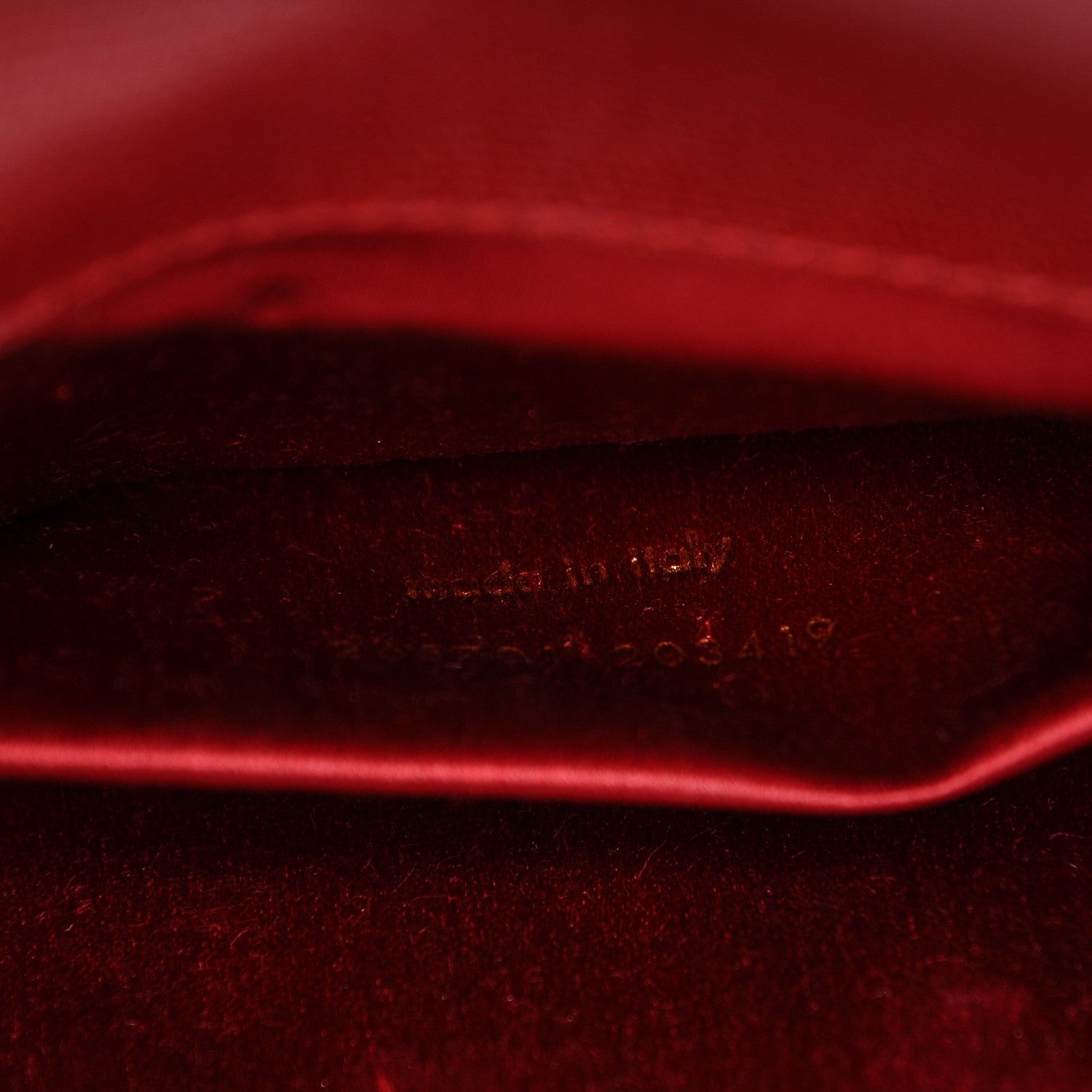 Saint Laurent Textured Calfskin Classic Y Clutch Red 7 of 7