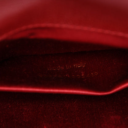 Saint Laurent Textured Calfskin Classic Y Clutch Red 7 of 7