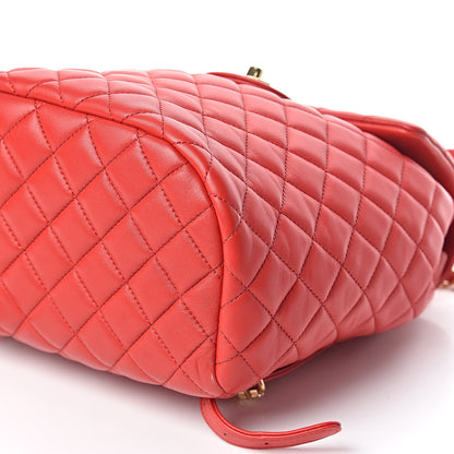 Chanel Lambskin Quilted Small Urban Spirit Backpack Red 9 of 9