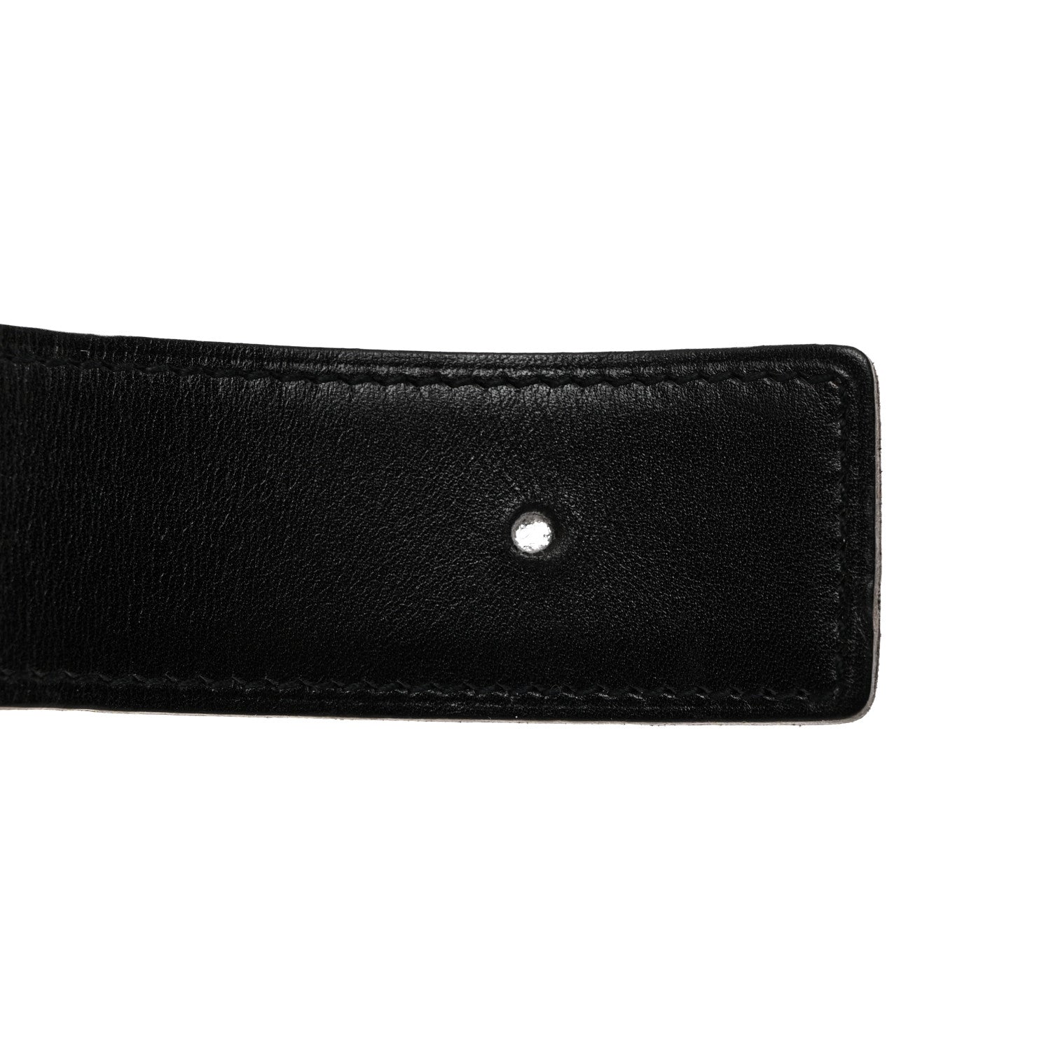 Hermes Box Togo 32mm Belt Strap 90 Black Blue Jean 4 of 8