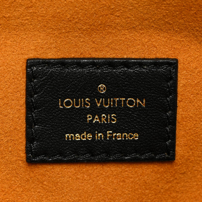Louis Vuitton Lambskin Embossed Monogram Coussin MM Black 8 of 11