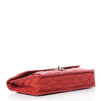 Chanel Caviar Quilted Medium French Riviera Flap Red 4 of 12