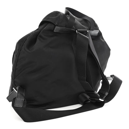 Prada Tessuto Nylon Saffiano Medium Backpack Black 2 of 11
