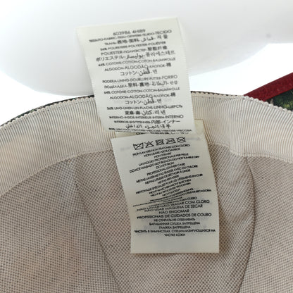 Gucci GG Supreme Flora Claudia Baseball Hat 59 XL Red 10 of 11