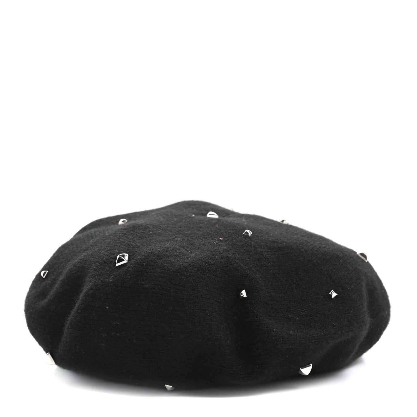 Cashmere Medor Studded Darling Beret S Black