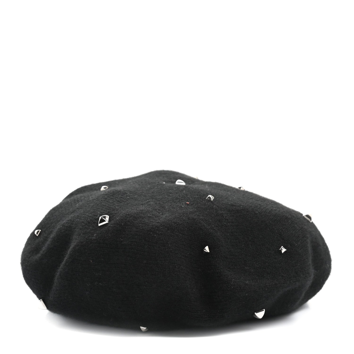 Hermes Cashmere Medor Studded Darling Beret S Black 1 of 8