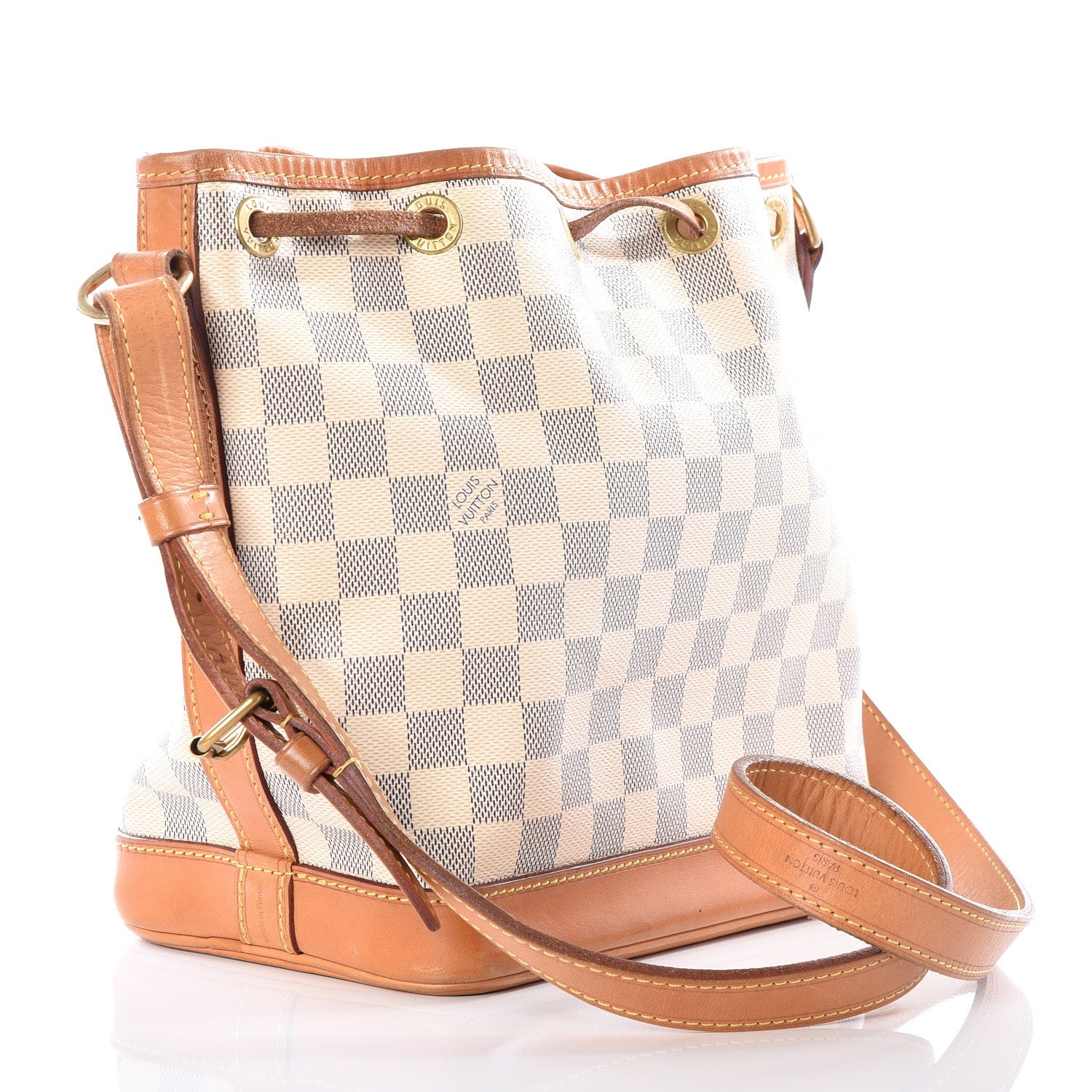 Louis Vuitton Damier Azur Noe BB 2 of 15