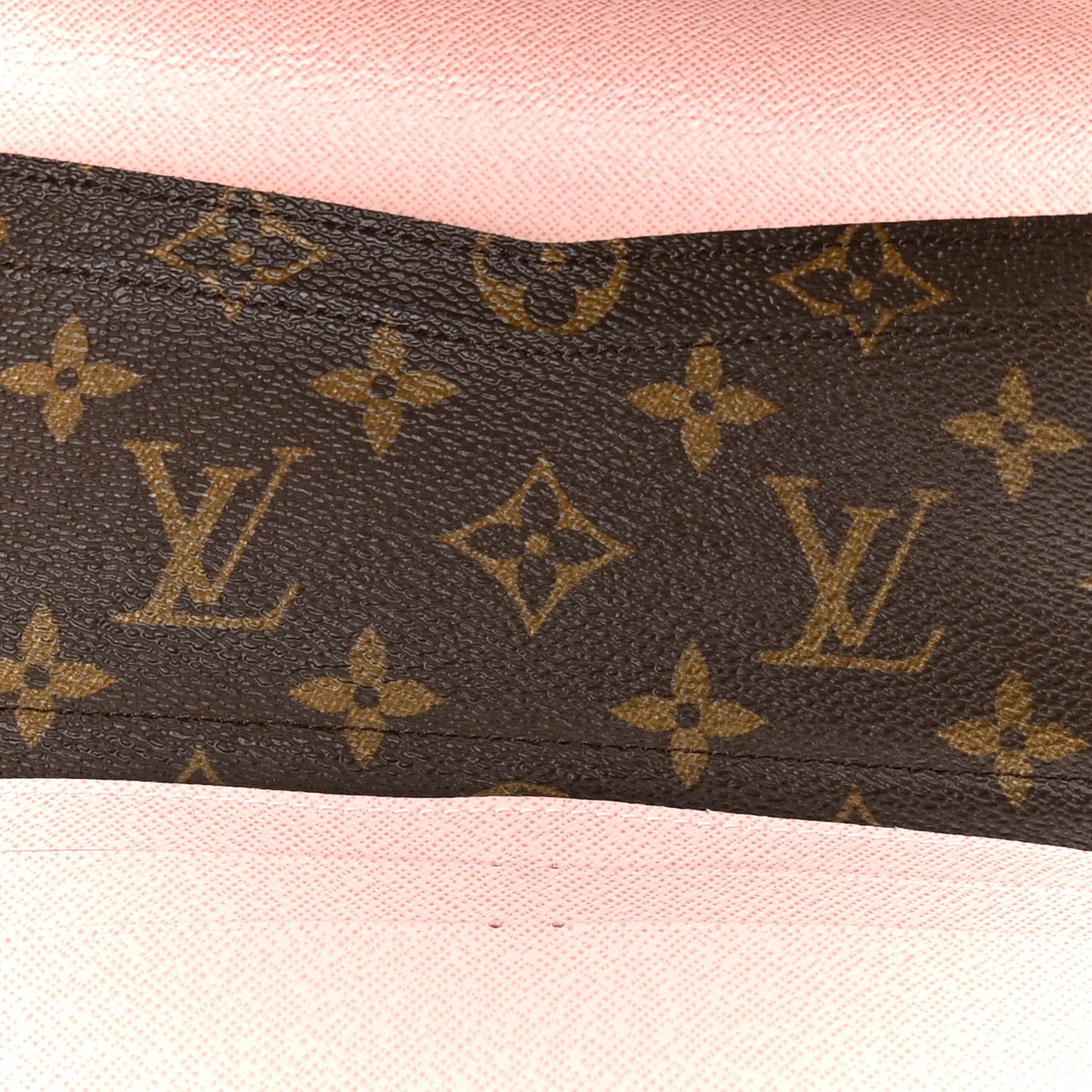 Monogram Josephine Wallet Rose Ballerine