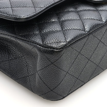 Chanel Caviar Quilted Medium Double Flap Black 9 of 11