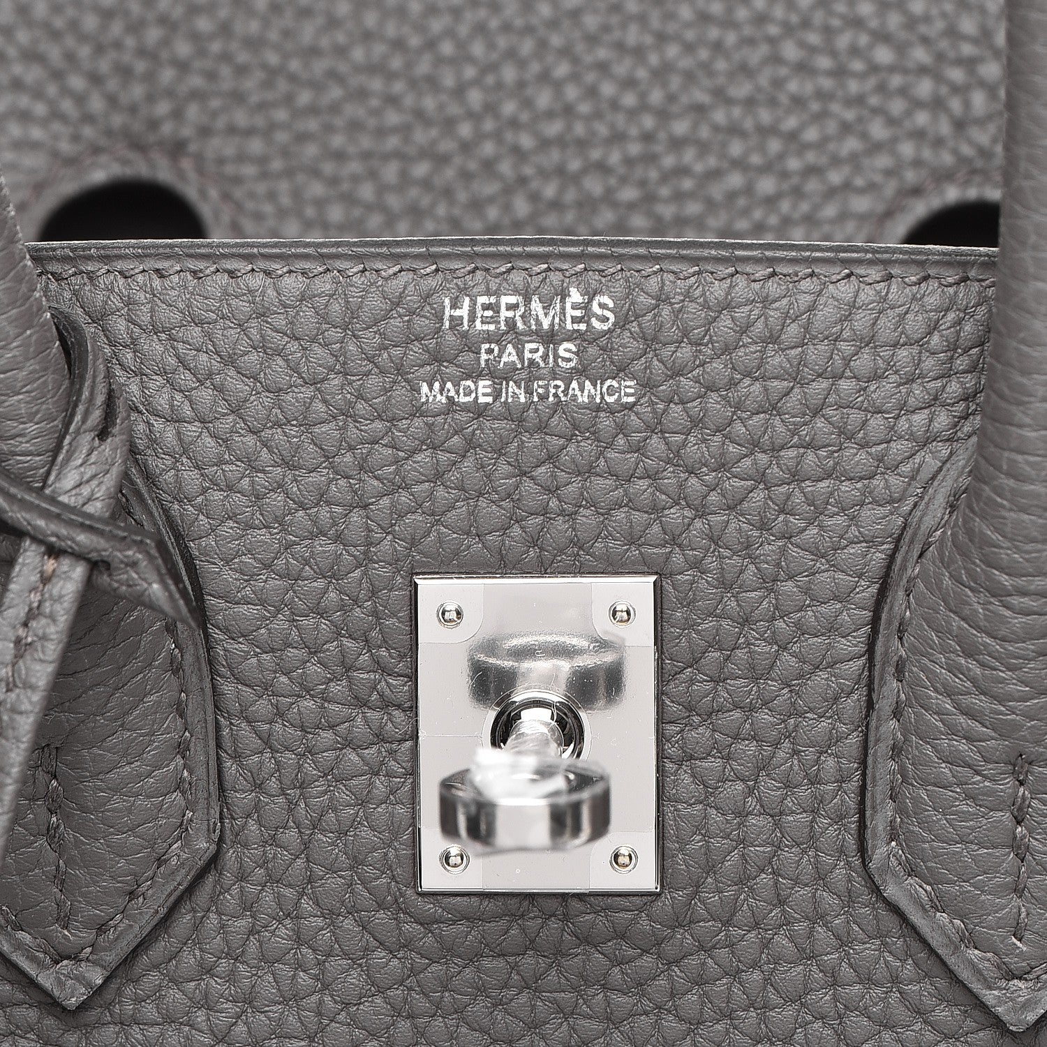 Hermes Togo Birkin 25 Etain 5 of 31
