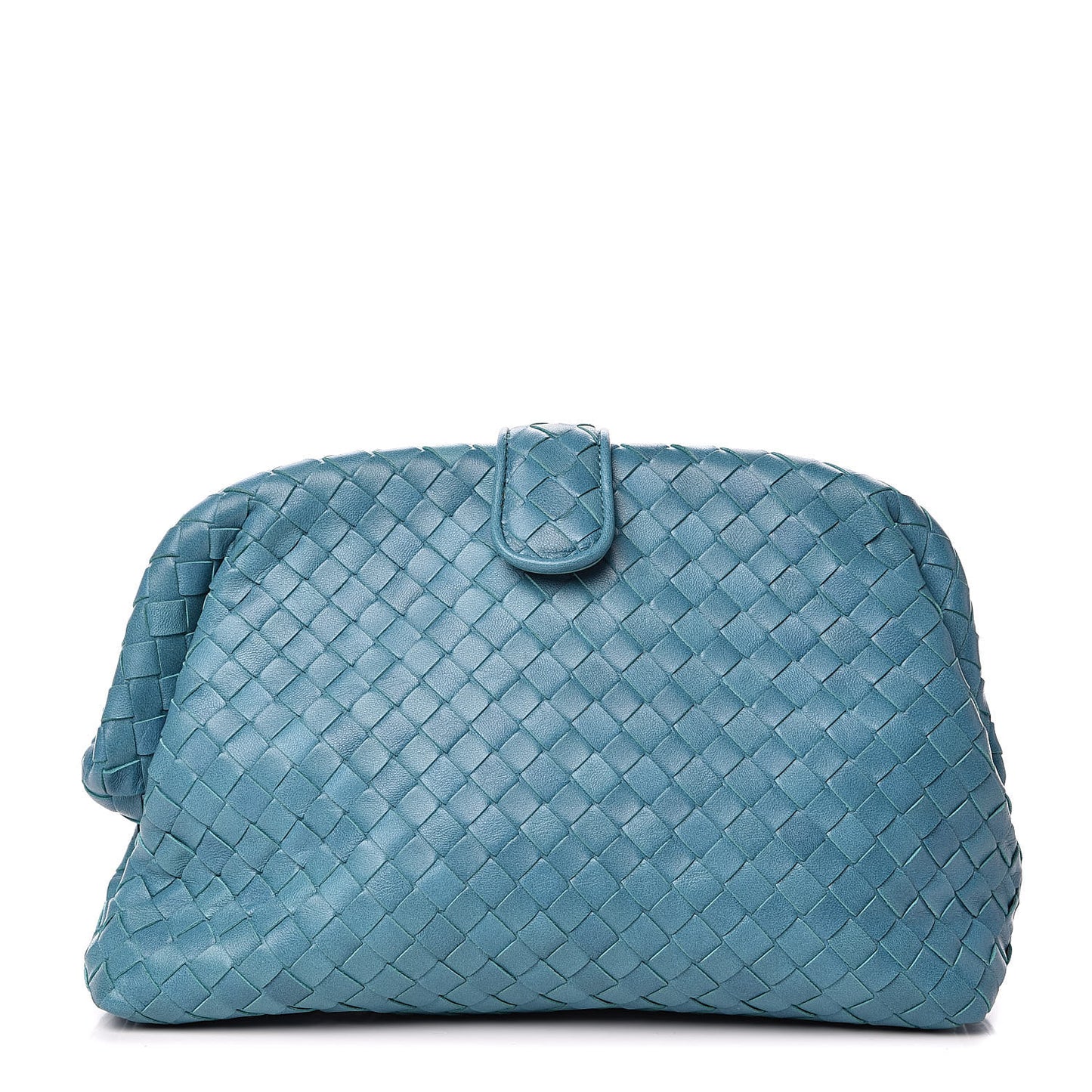 Nappa Intrecciato The Lauren 1980 Clutch Aqua
