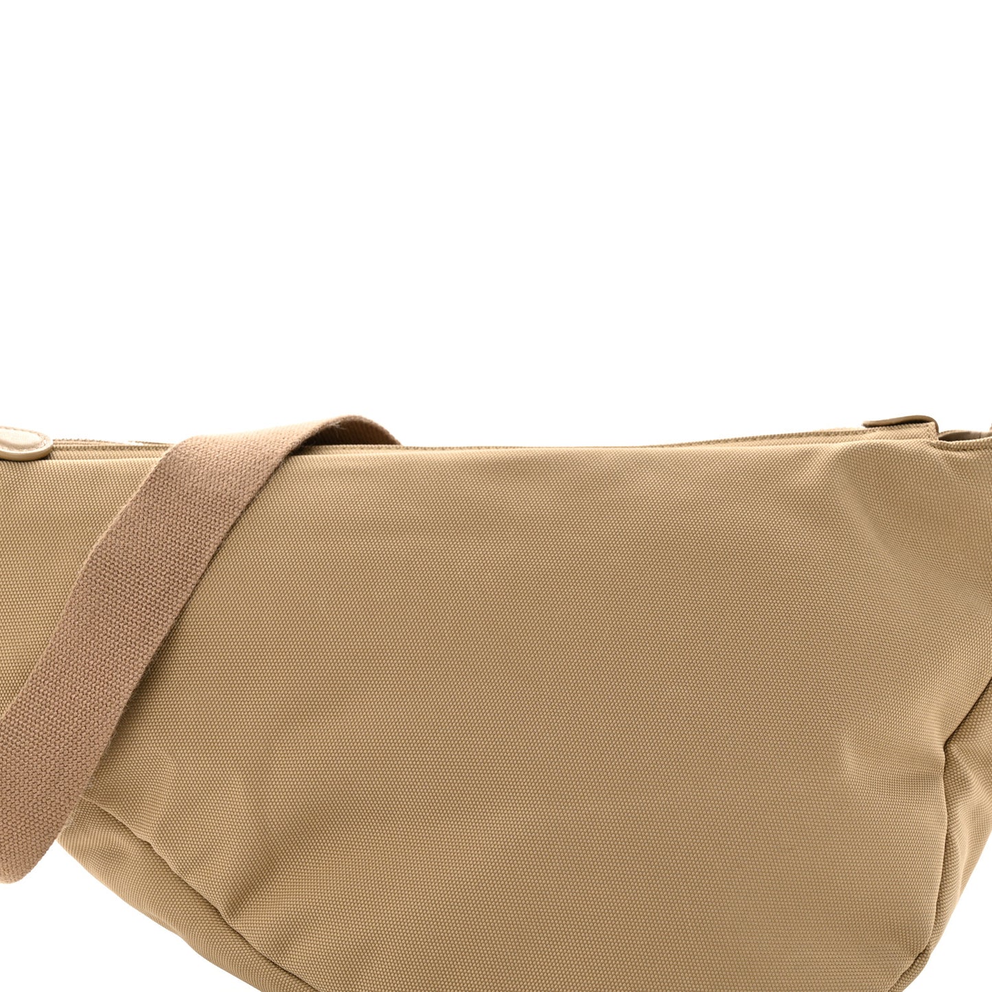 Nylon Small Slouchy Banana Bag Dune