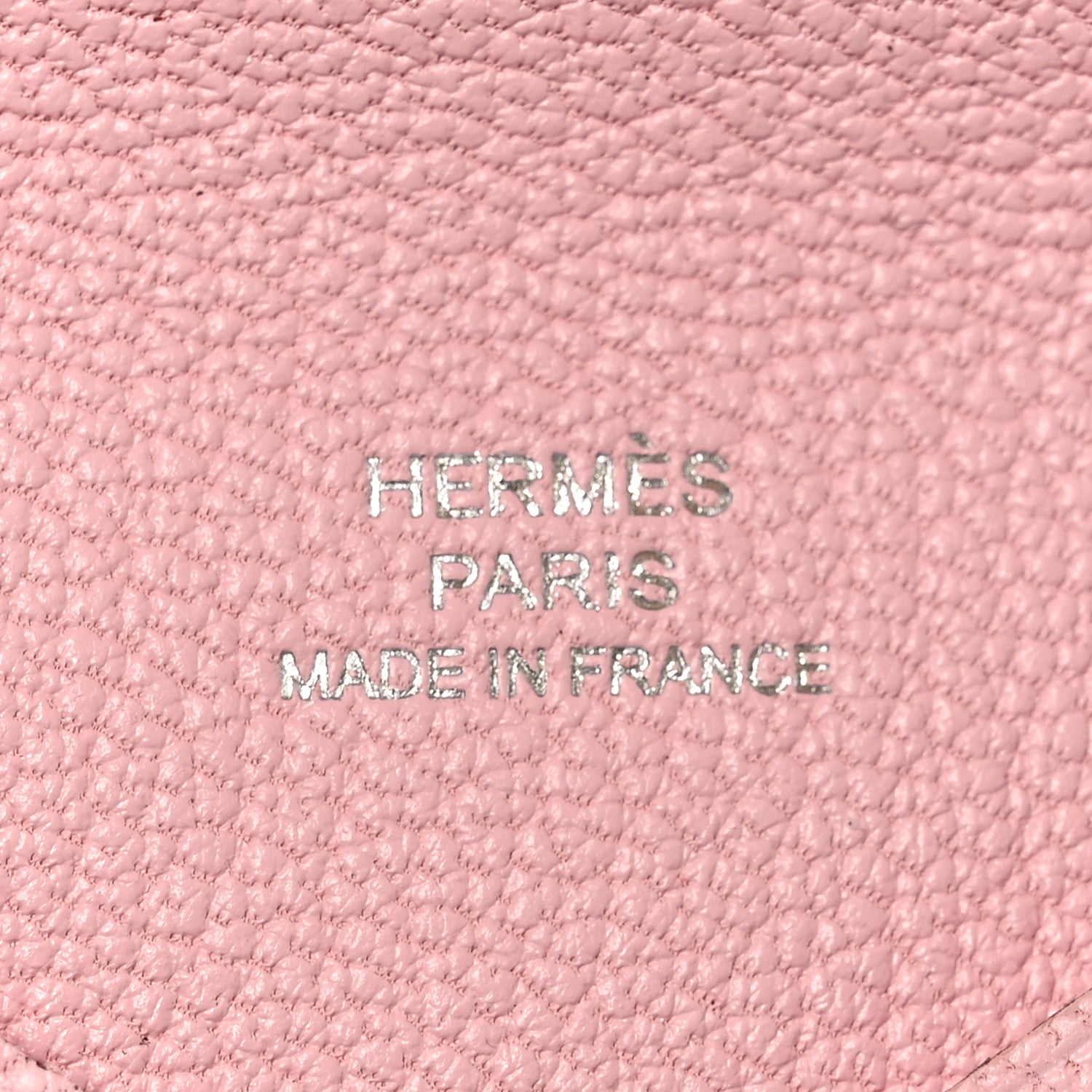 Hermes Epsom Calvi Card Case Rose Sakura 12 of 14