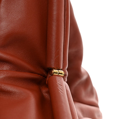 Bottega Veneta Smooth Butter Calf The Pouch Oversized Clutch Rust 10 of 10