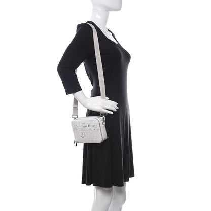 Christian Dior X DANIEL ARSHAM Grained Calfskin Newspaper Messenger White 2 of 9
